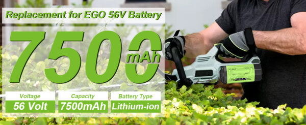 5.0Ah Replacement Battery for EGO 56V Power+ Tools - Image 7