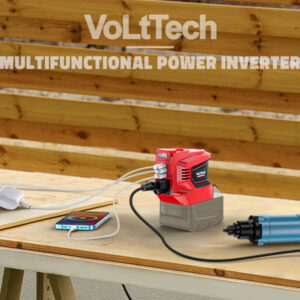 200W Power Inverter for Milwaukee M18 Battery - VoLtTech 18V to 110V-120V Converter
