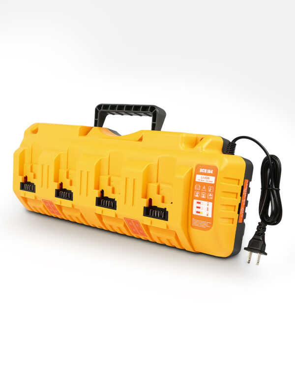 4-Port Multi Battery Charger with 2 USB Ports for Dewalt Max Batteries - Image 7