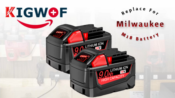 18V 9.0AH Lithium-Ion Battery – Compatible Replacement for Milwaukee M18 Tools - Image 7