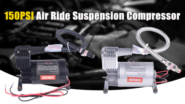 Heavy Duty 150PSI Air Train Horn Compressor with 3/8NPT Fittings - 12V - Image 7