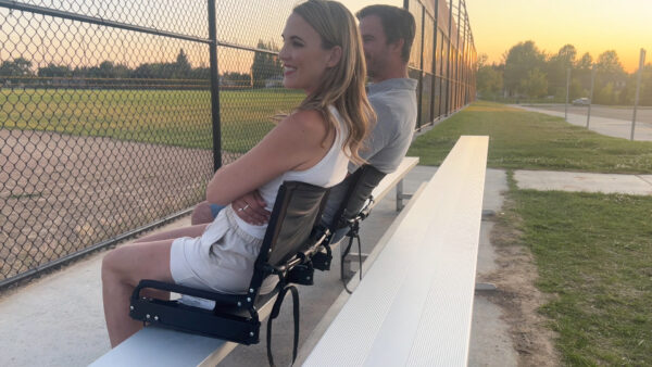 HUTMANG Folding Stadium Seats with Back Support - Image 7