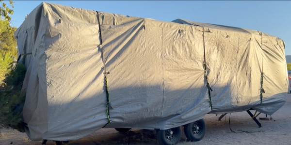 Premium 7-Layer Waterproof Travel Trailer RV Cover for 24-27ft - Image 7