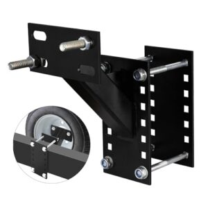 Heavy-Duty Spare Tire Carrier for Trailers - Fits 4, 5 & 6 Lug Wheels