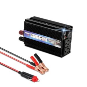 500W Car Power Inverter - Efficient 12V DC to 110V AC Converter