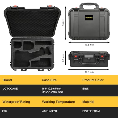 Hard Case for Dewalt Angle Grinder - Waterproof Tool Box for DCG416 & More - Image 5