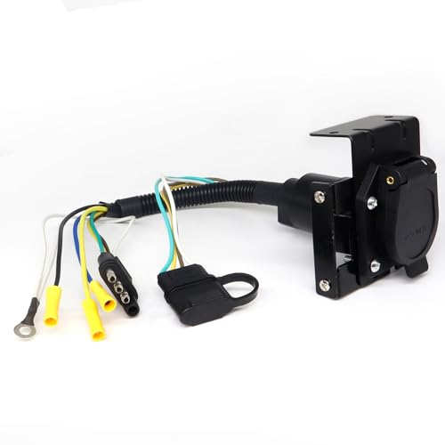 4-Way to 7-Way RV Blade Trailer Connector Adapter - Image 7