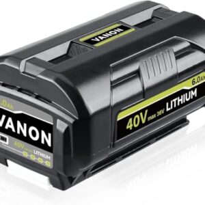 6000mAh 40V Lithium Battery Replacement for Ryobi Tools