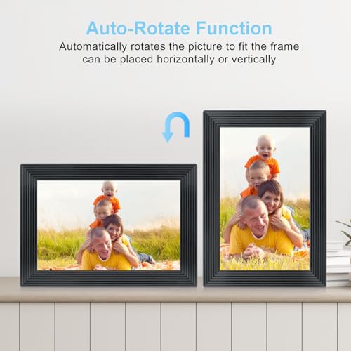 10.1 Inch WiFi Digital Picture Frame - High Definition Touch Screen with 16GB Storage - Image 5