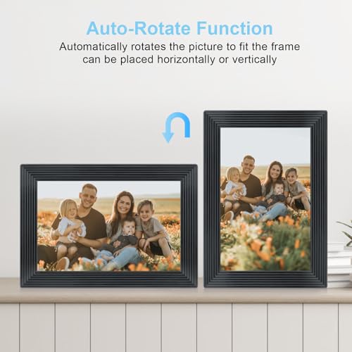 Uhale 10.1 Inch WiFi Digital Picture Frame - HD Touch Screen Photo Frame with Remote Sharing - Image 5