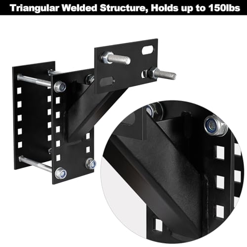 Heavy-Duty Spare Tire Carrier for Trailers - Fits 4, 5 & 6 Lug Wheels - Image 5