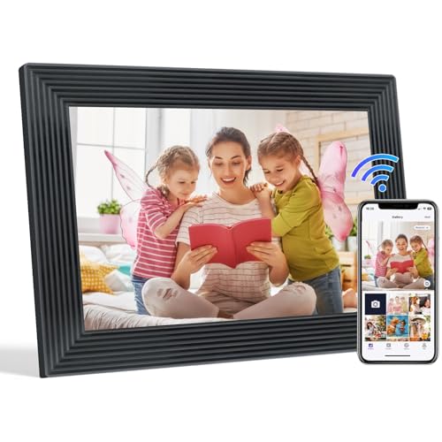Uhale 10.1 Inch WiFi Digital Picture Frame - HD Touch Screen Photo Frame with Remote Sharing