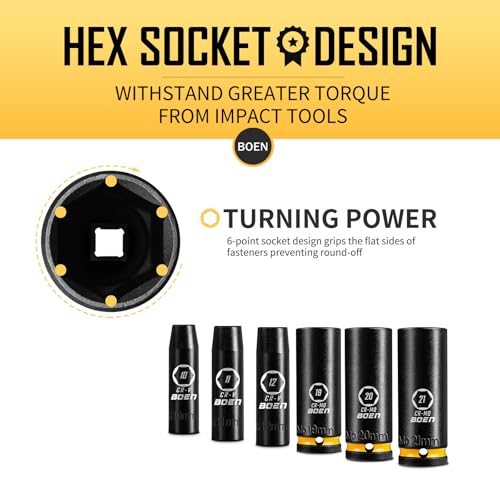 21-Piece Metric Deep Impact Socket Set – Upgrade Your Tool Collection - Image 5