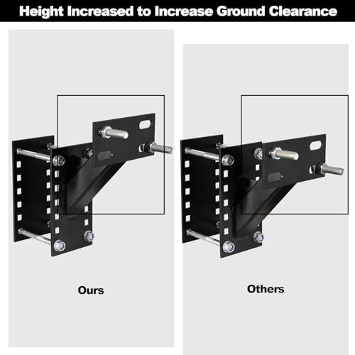 Heavy-Duty Spare Tire Carrier for Trailers - Fits 4, 5 & 6 Lug Wheels - Image 6