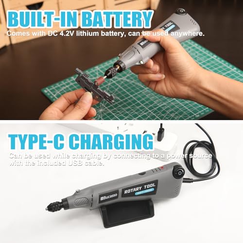 Variable Speed Cordless Rotary Tool Kit - 2.0 Universal Chuck - Image 7