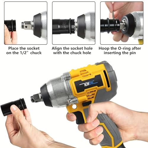 Cordless Impact Wrench with 2.0AH Battery - 370 Ft-lbs Torque - Image 6