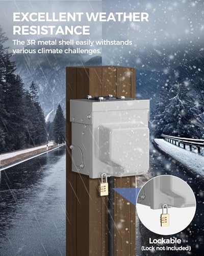 30 Amp RV Power Outlet Box - Weatherproof NEMA TT-30R Electrical Outlet - Image 2