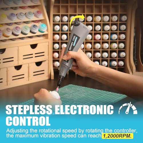 Variable Speed Cordless Rotary Tool Kit - 2.0 Universal Chuck - Image 5