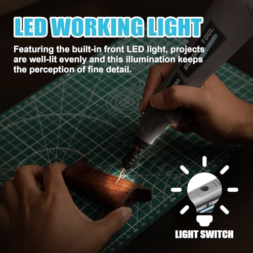 Variable Speed Cordless Rotary Tool Kit - 2.0 Universal Chuck - Image 3