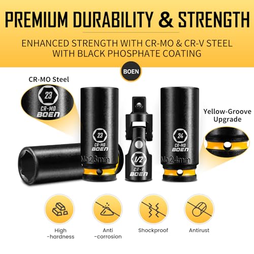 21-Piece Metric Deep Impact Socket Set – Upgrade Your Tool Collection - Image 4