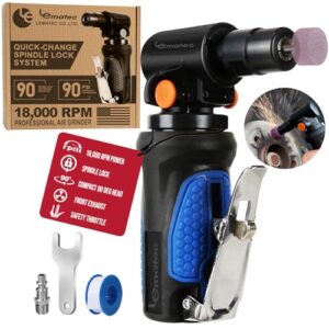 High-Speed Air Die Grinder with Spindle Lock - 18,000 RPM Precision Tool