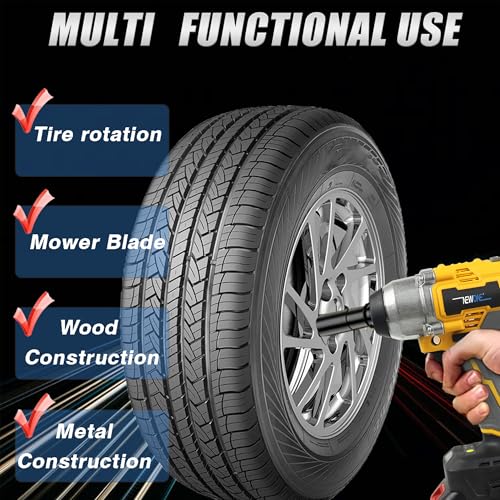 Cordless Impact Wrench with 2.0AH Battery - 370 Ft-lbs Torque - Image 4