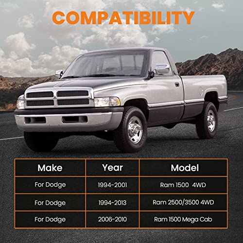 3.5-Inch Front Leveling Kit for Dodge Ram 1500, 2500, 3500 4WD (1994-2013) - Image 4