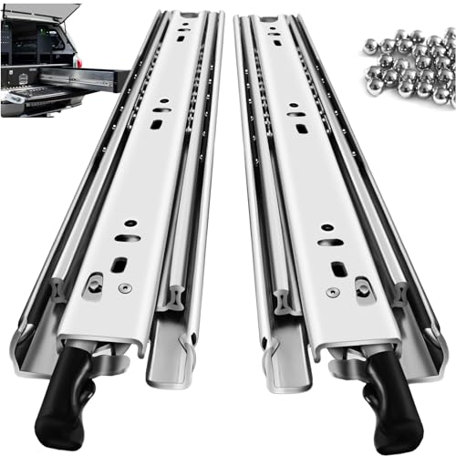 Heavy Duty Full Extension Drawer Slides with Lock - 20 Inch, 150 lbs Capacity