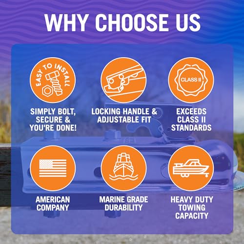 Heavy-Duty 2 Inch Trailer Coupler - Class II Marine Grade - Image 5