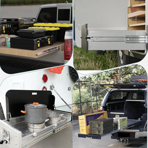 40 Inch Heavy Duty Locking Drawer Slides – Full Extension Ball Bearing Rails - Image 7