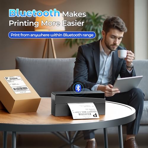Bluetooth Thermal Label Printer 4x6 - Ideal for Small Businesses - Image 6
