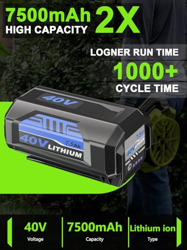 High-Performance Replacement Battery for Ryobi 40V Tools - 7.5Ah Lithium-Ion - Image 2