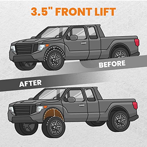 3.5-Inch Front Leveling Kit for Dodge Ram 1500, 2500, 3500 4WD (1994-2013) - Image 2
