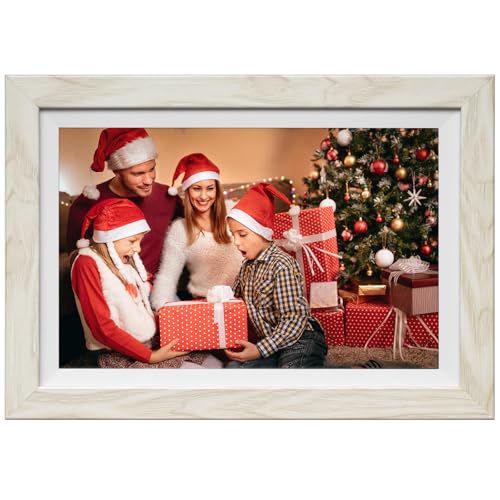 10.1 Inch WiFi Digital Picture Frame with HD Touch Screen - 32GB Memory & Auto-Rotate Feature