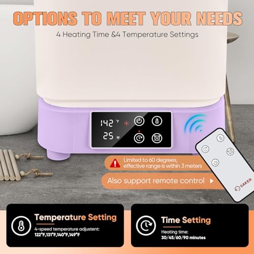 30L Luxury Towel Warmer - Adjustable Temperature & Timer for Spa & Home - Image 2