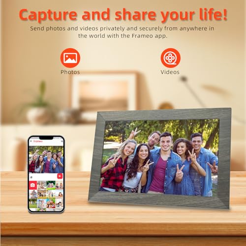 10.1 Inch WiFi Digital Picture Frame - HD IPS Touch Screen with 32GB Memory - Image 5