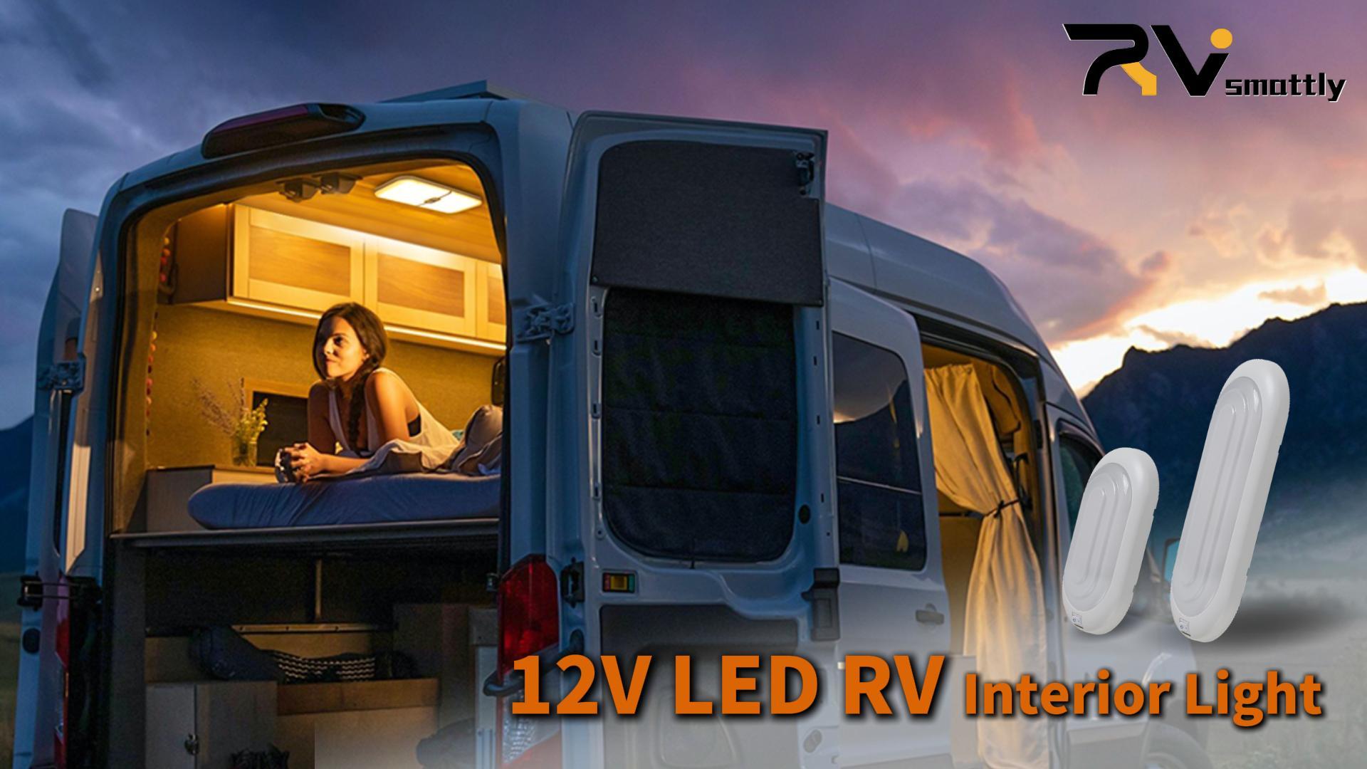 4 Pack DC12V RV Interior LED Ceiling Lights with ON/OFF Switch - Image 7