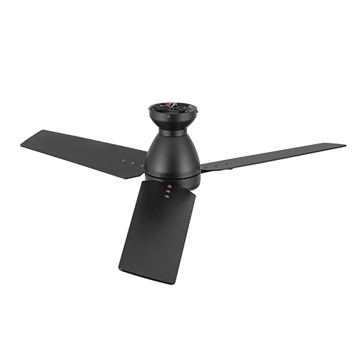 52" Low Profile Ceiling Fan with LED Light and Remote Control - Image 7