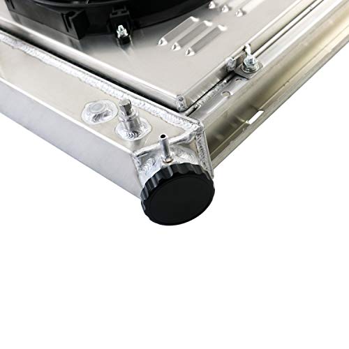 High-Performance Aluminum Radiator Kit with Dual Cooling Fans for Chevy Camaro and Pontiac Firebird (1982-1992) - Image 4