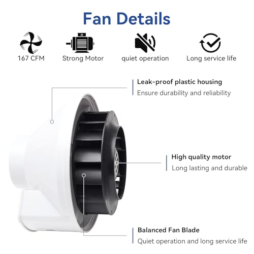 Upgrade Dryer Booster Fan - 4 Inch Ventilation System for Faster Drying - Image 2