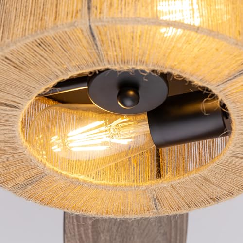 46 Inch Boho Ceiling Fan with Lights and Remote Control - Perfect for Indoor and Outdoor Use - Image 6