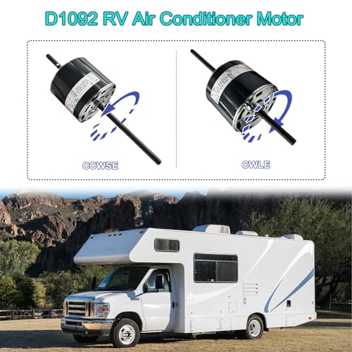 D1092 RV AC Fan Motor Replacement - Compatible with Coleman Mach Models - Image 5