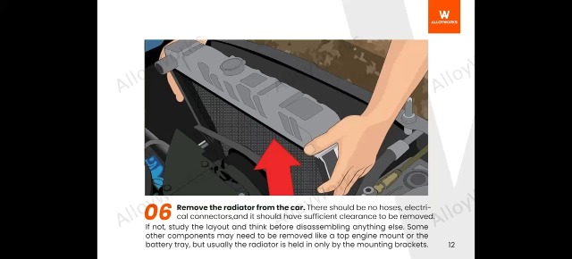 High-Performance Aluminum Radiator Kit with Dual Cooling Fans for Chevy Camaro and Pontiac Firebird (1982-1992) - Image 7