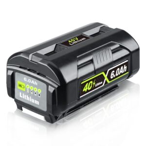 6.0Ah Replacement Lithium Ion Battery for Ryobi 40V Power Tools