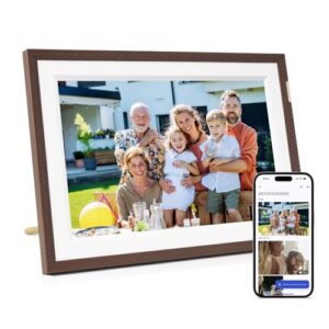 10.1 Inch Smart WiFi Digital Picture Frame - 32GB Storage, HD Touchscreen, Auto-Rotate