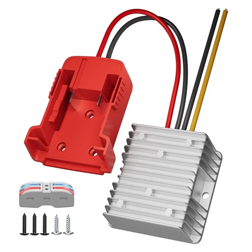 Step Down Converter 18V to 12V Power Adapter for Milwaukee M18 Batteries