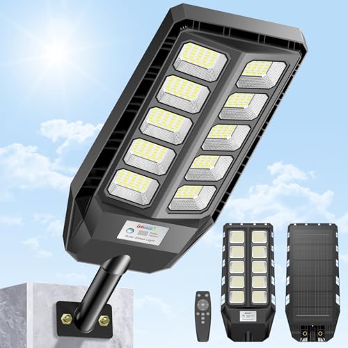 1000W Solar Street Lights Outdoor - High Efficiency, Waterproof & Motion Sensor
