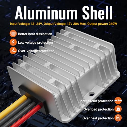 Step Down Converter 18V to 12V Power Adapter for Milwaukee M18 Batteries - Image 4