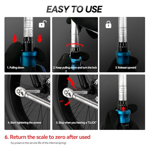 Precision 1/2-Inch Drive Click Torque Wrench - 30-170 ft.lb/40-220 Nm - Image 4