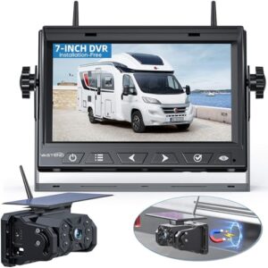 Magnetic Solar Wireless Backup Camera No Installation VA